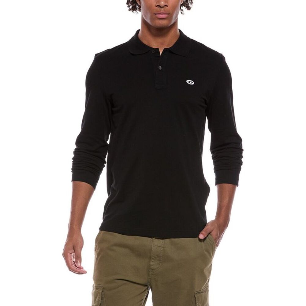 Diesel Mens  Polo Shirt, Black